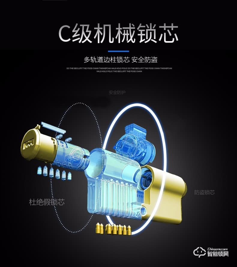 FSL智能鎖 Z1-M103家用防盜門電子門鎖正門鎖