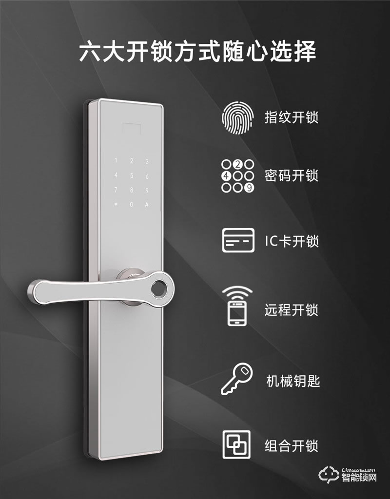 凱奇普智能鎖 E1703全自動防盜門智能鎖電子鎖