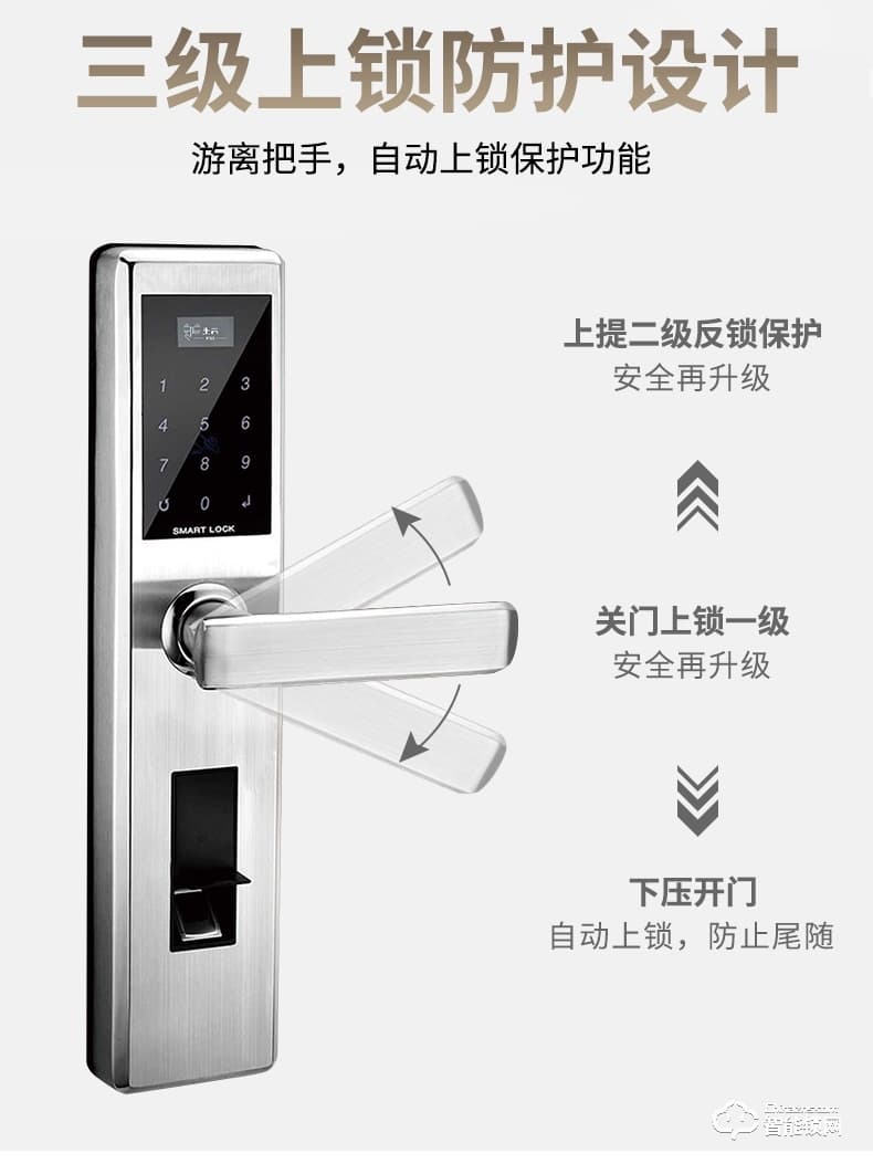 科羅格智能鎖 MG-603家用防盜門感應電子刷卡鎖