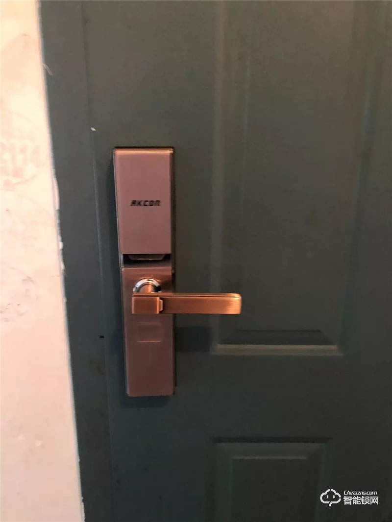 AKCON智能鎖 K1滑蓋指紋密碼智能鎖