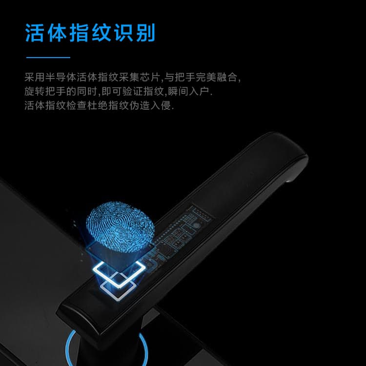 凱恩斯智能鎖 極光家用磁卡密碼鎖防盜門入戶鎖