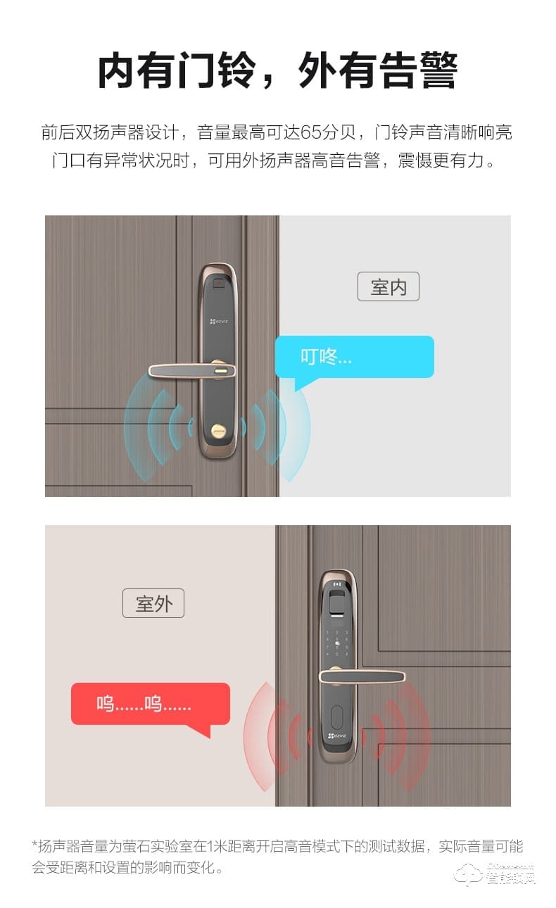 螢石智能鎖 DL21S家用互聯網防盜門電子鎖