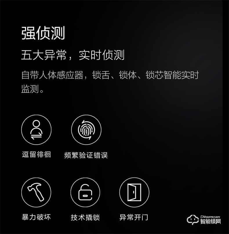 綠米智能鎖 P100家用防盜智能攝像頭門(mén)鎖