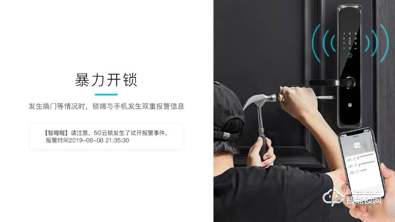 智喔喔智能鎖 小喔3 5G物聯網云鎖