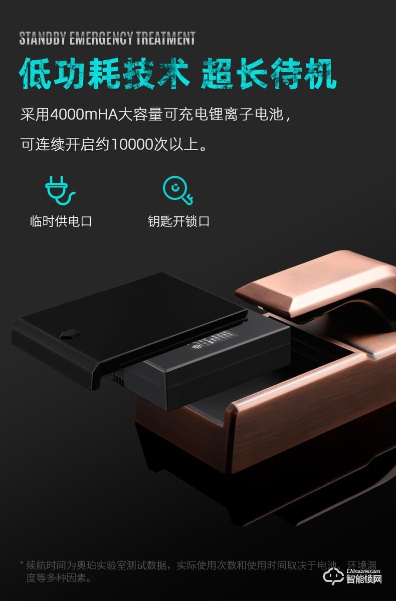 奧珀智能鎖 A6全自動指紋鎖防盜門鎖
