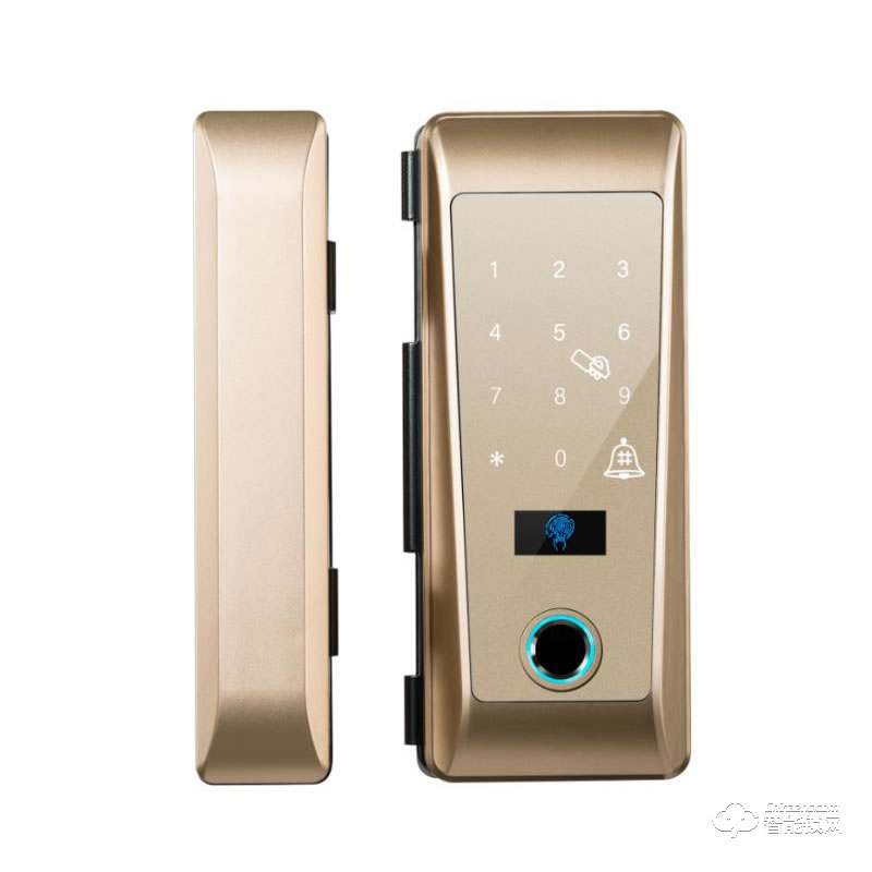 索立得智能鎖 SLD9301-J免開孔免布線玻璃門鎖