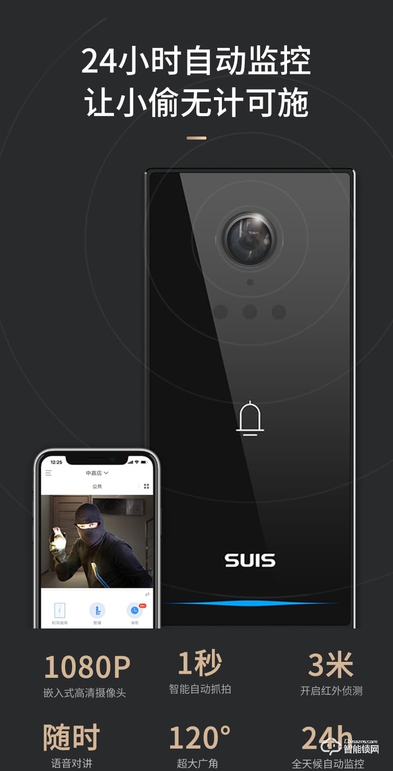 菲馬仕智能門 M700B1智能防盜門家用入戶門