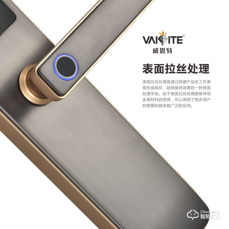 威思特智能鎖 P12室內(nèi)木門指紋鎖