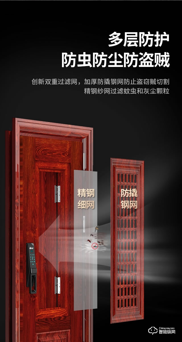 雅安泰智能門 甲級智能防盜門入戶安全門