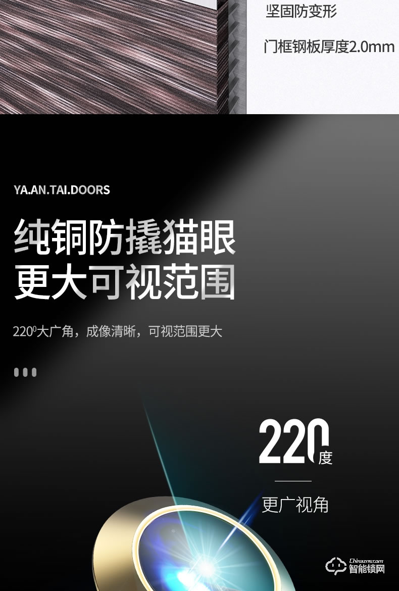 雅安泰智能門 智能入戶門子母門