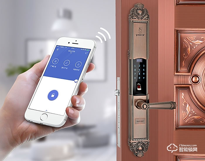 雅尼斯智能鎖 818A指紋密碼防盜鎖