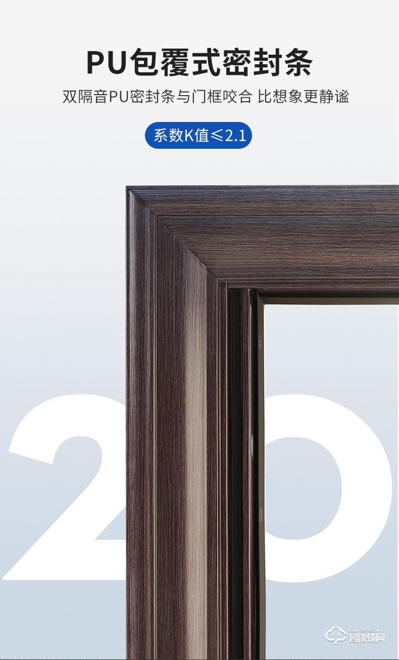 挺固智能門 華爾街系列甲級安全防盜門