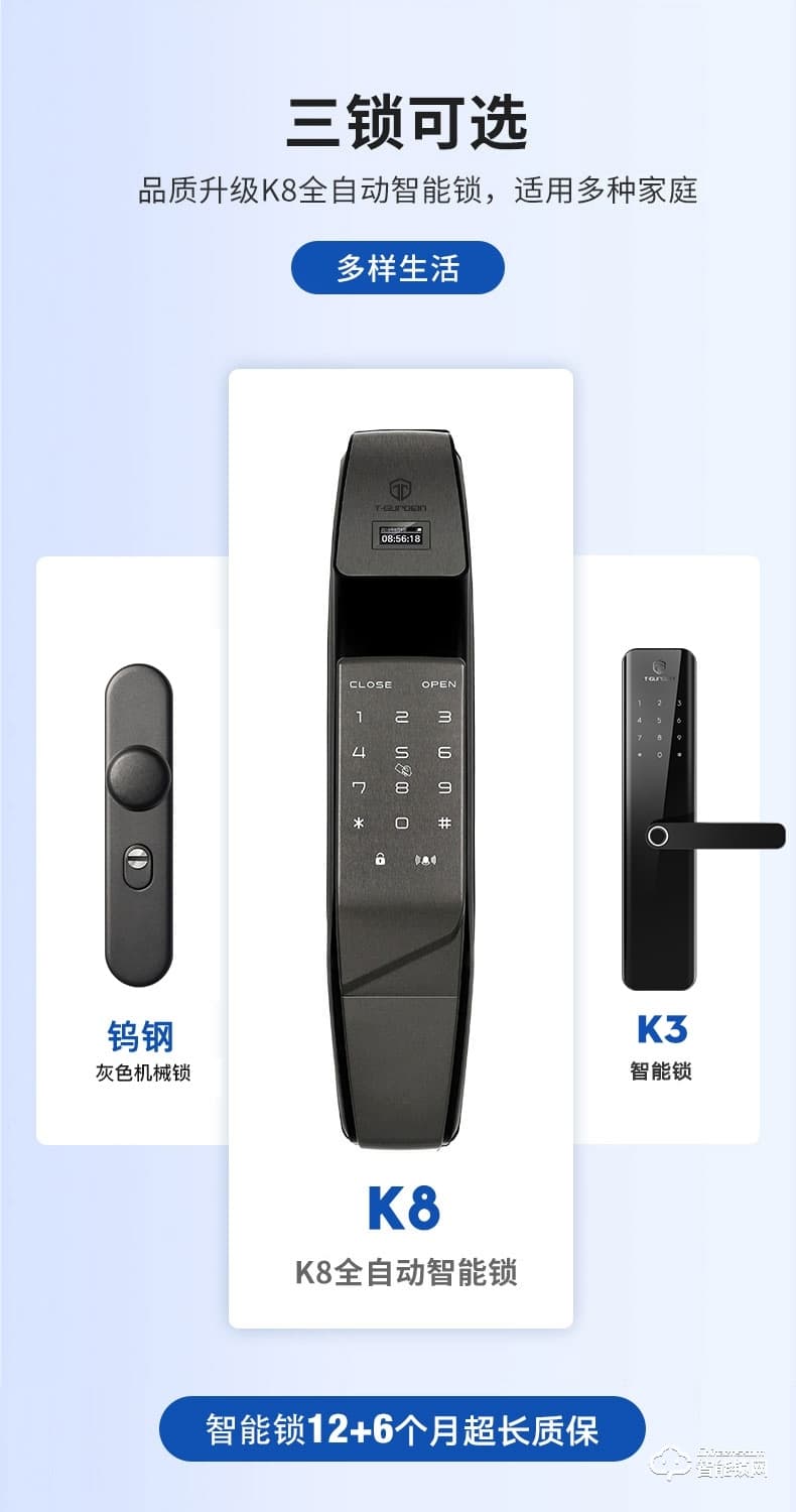 挺固智能門 地中海系列進戶門入戶門智能門