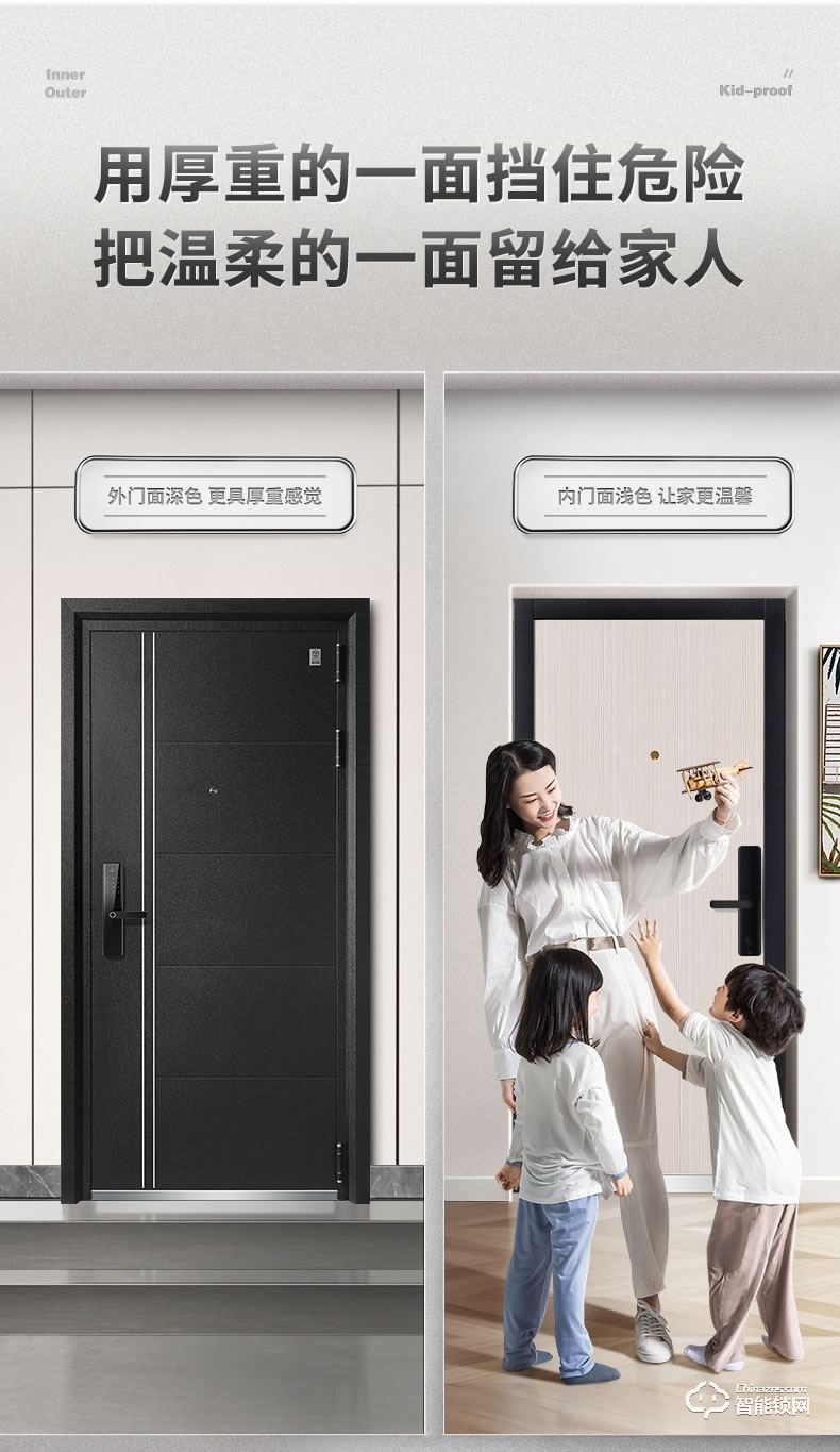 挺固智能門 寶格麗系列家用安全門密碼門