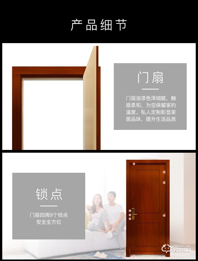 TATA智能門 ZM003T防盜入戶門