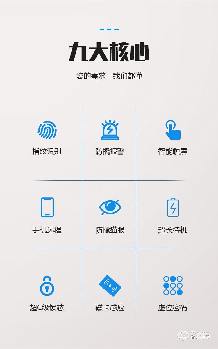 巴奈特智能鎖 D9別墅大門雙開門指紋密碼鎖