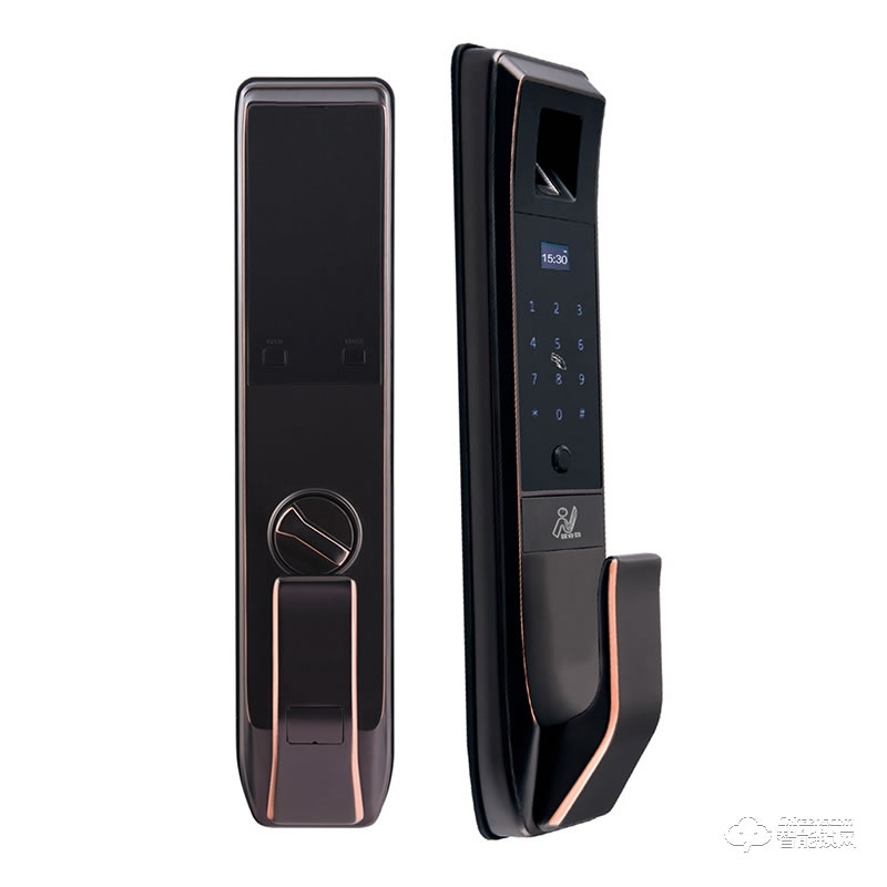 狄克魯智能鎖 V5全自動(dòng)推拉式智能鎖