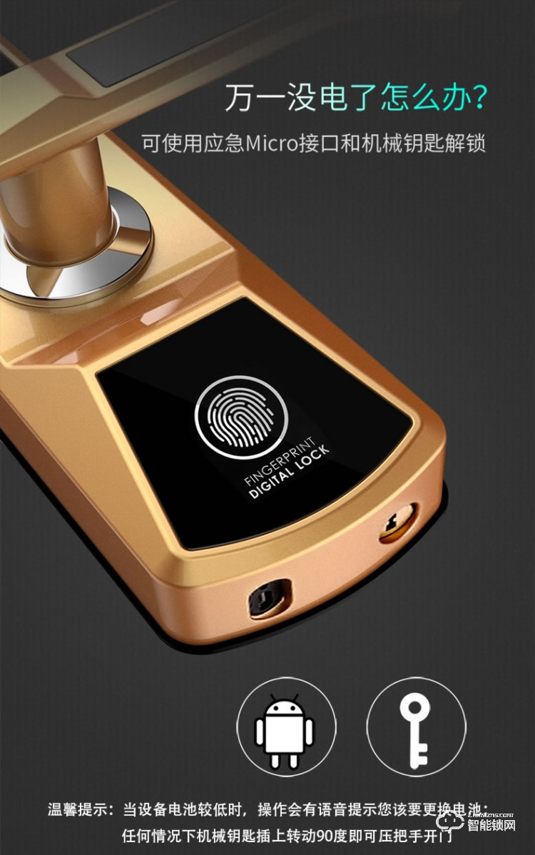 珈門智能鎖 JM-A6家用防盜門刷臉智能門鎖