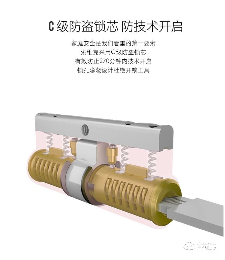 珈門智能鎖 JM-A8家用防盜門刷臉智能門鎖