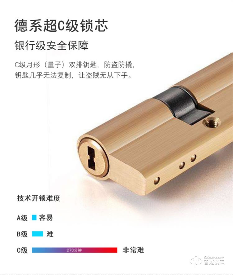 高卡獅智能鎖 KY-508滑蓋指紋密碼智能鎖