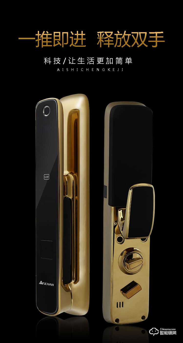 艾仕臣智能鎖 AS-003家用防盜門智能遠程電子鎖