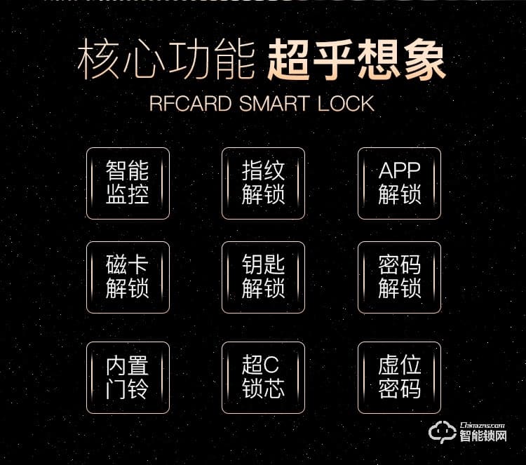 艾仕臣智能鎖 AS-001防盜門(mén)可視智能密碼鎖