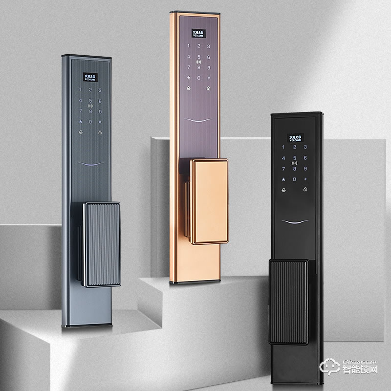 艾創米智能鎖 Q5家用防盜門刷卡密碼鎖