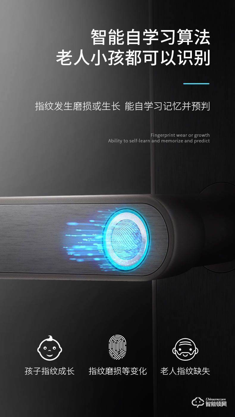 互威智能鎖 360家用防盜門密碼智能鎖