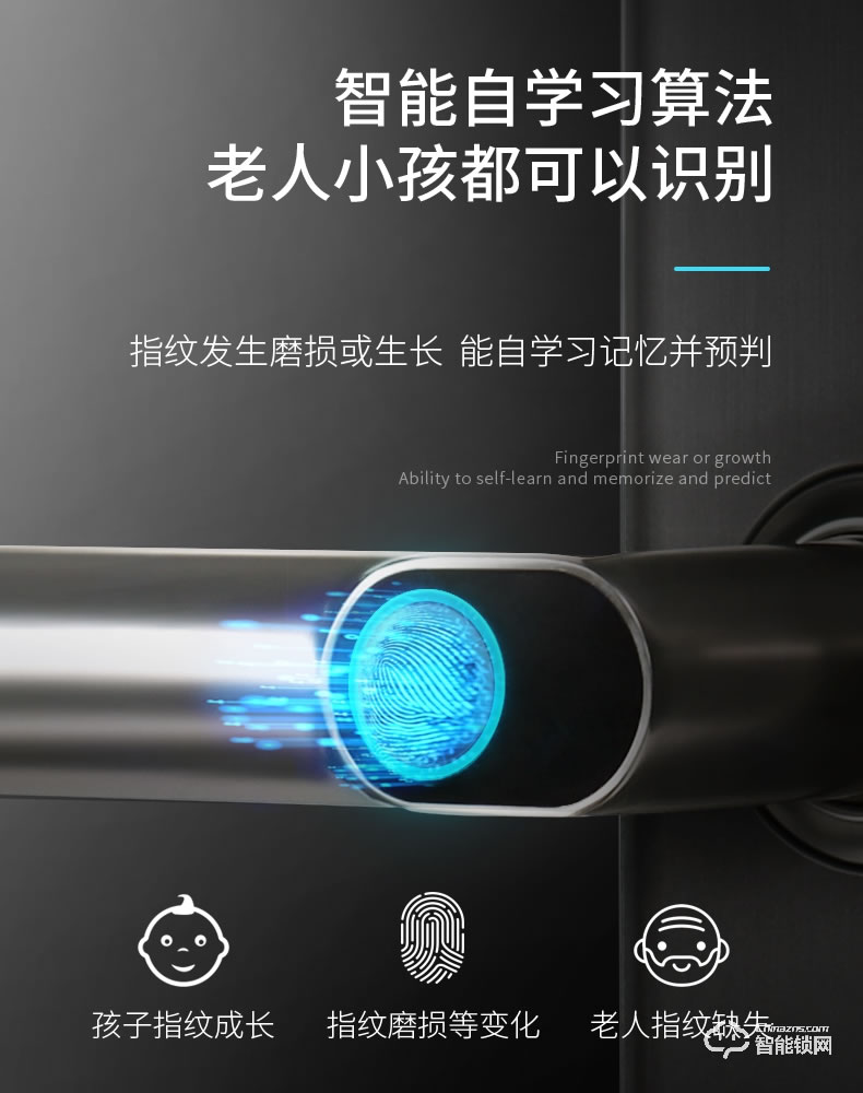 互威智能鎖 368家用防盜門(mén)入戶門(mén)智能鎖