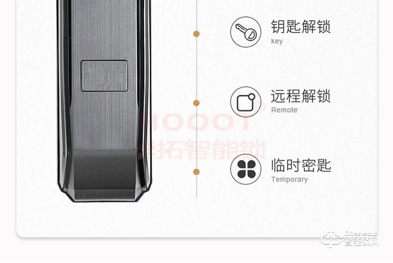 華拓智能鎖 RL4全自動智能密碼門鎖