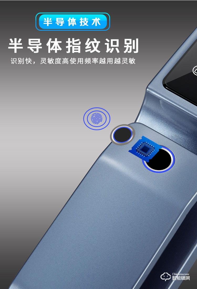 英菲迪爾智能鎖 U5全自動一握開推拉式智能鎖