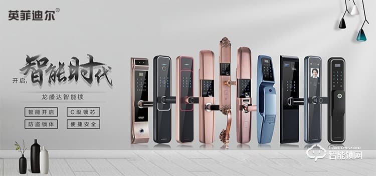 英菲迪爾智能鎖 D3豪華別墅大拉手智能指紋鎖