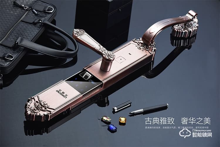英菲迪爾智能鎖 D3豪華別墅大拉手智能指紋鎖