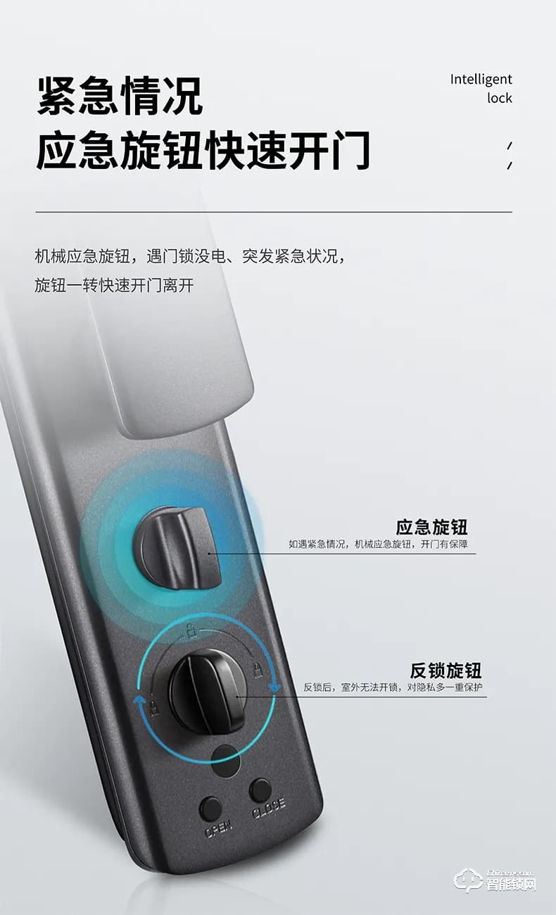 惠氏智能鎖 H6推拉式家用防盜門磁卡智能鎖