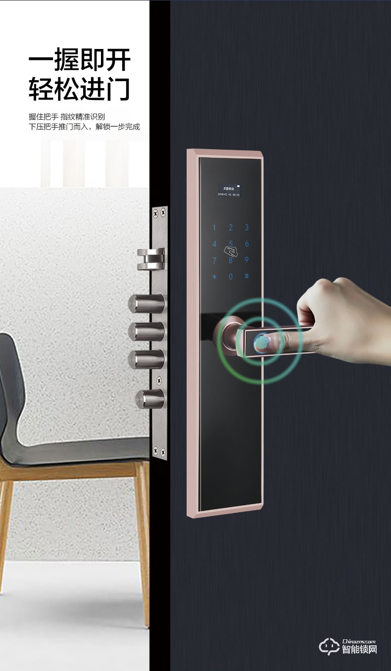 樂固智能鎖 Q11全自動木門電子鎖