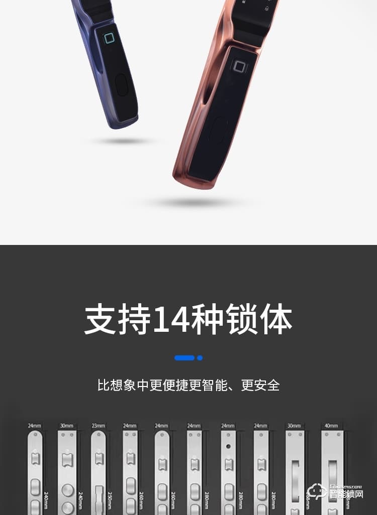 樂固智能鎖 P8全自動指紋密碼磁卡電子門鎖