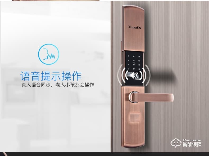 唐締智能鎖 HX02全自動靜音滑蓋智能鎖