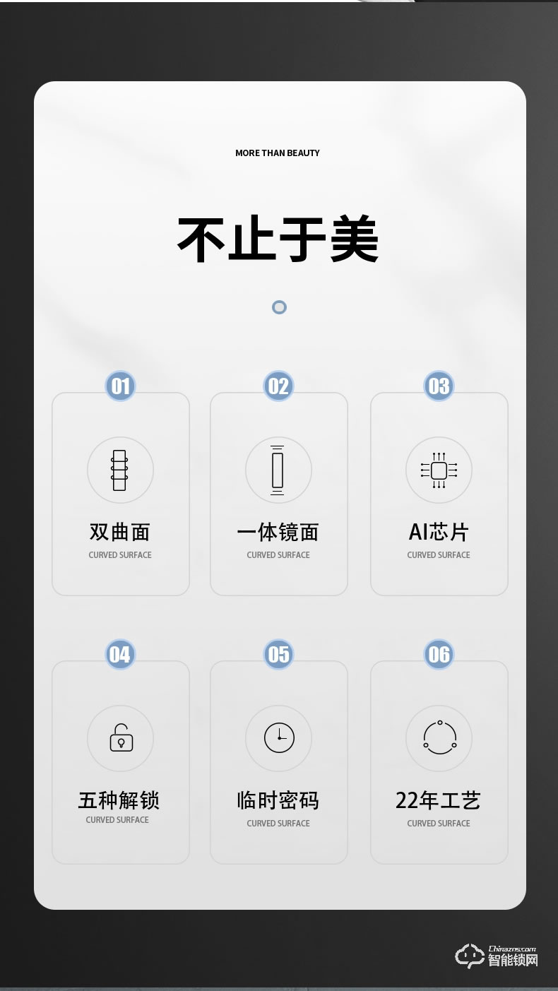 博克智能鎖 P15家用密碼鎖防盜門(mén)電子鎖