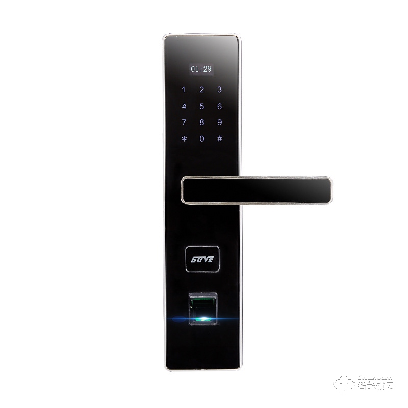 格維智能鎖 A6818全自動直板密碼指紋鎖
