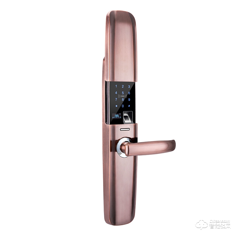 中揚智能鎖 768滑蓋指紋密碼智能鎖