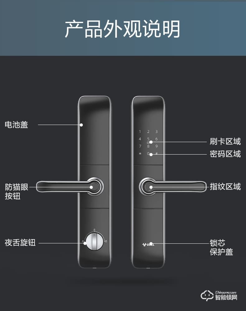 公牛智能鎖 X50全自動家用智能電子門鎖