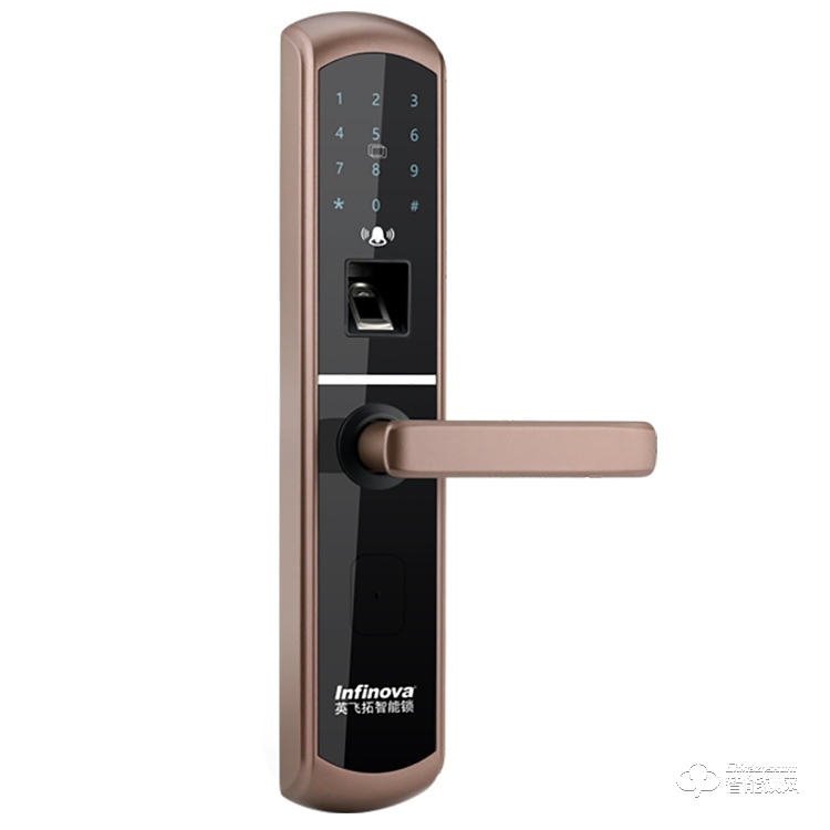 英飛拓智能鎖 A1家用防盜直板指紋智能鎖