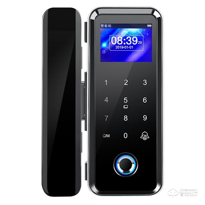 藍君智能鎖 雙開密碼鎖辦公室智能門禁鎖
