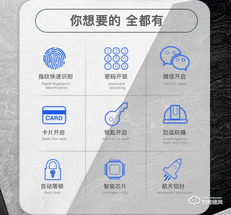 科沃迪智能鎖 領航者家用防盜門智能鎖智能門鎖