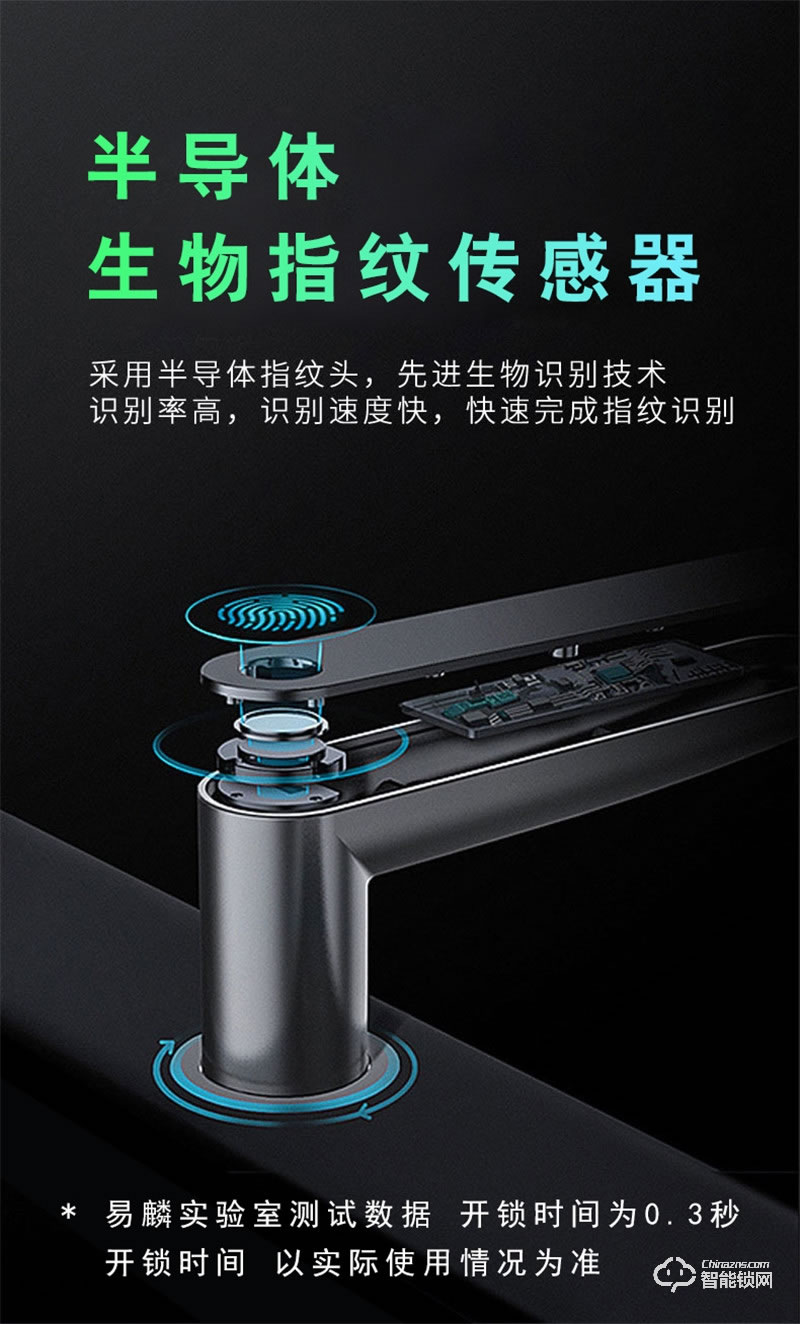 易麟智能鎖 Y03半自動直板智能鎖