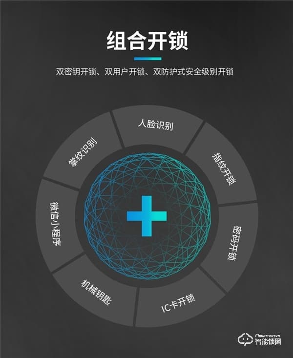 凌振智能鎖 家用全自動人臉識別智能鎖