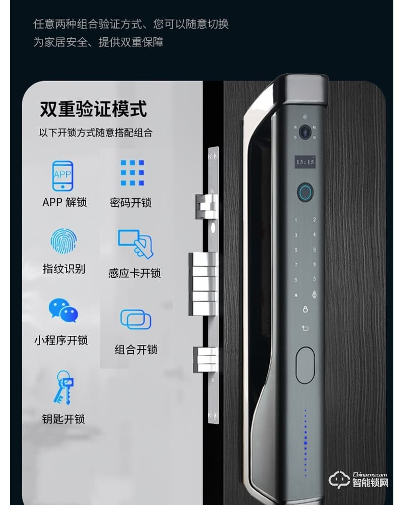 寶萊斯智能鎖 自由王子可視貓眼智能鎖
