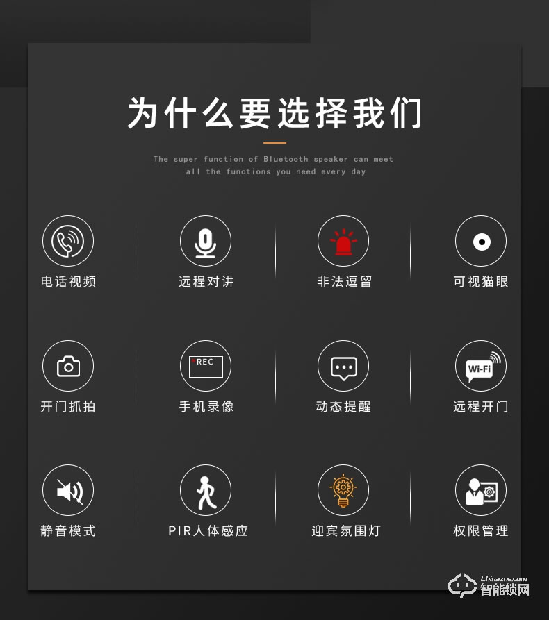 寶萊斯智能鎖 F1家用全自動智能鎖