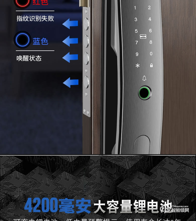 寶萊斯智能鎖 F1家用全自動智能鎖