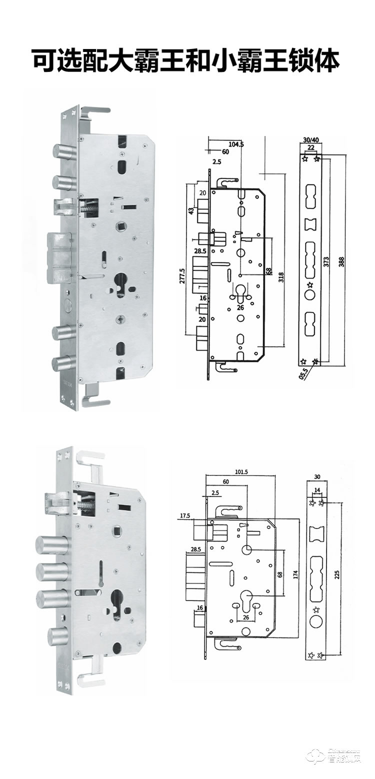 銀馳長款別墅指紋鎖 歐式雕花一觸即開